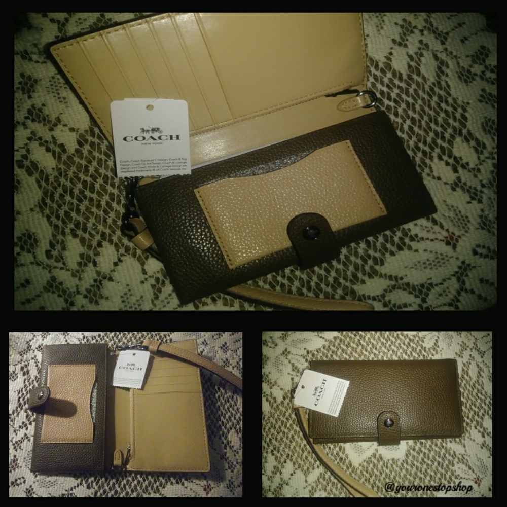 🆕Coach Wallet/Phone Case
